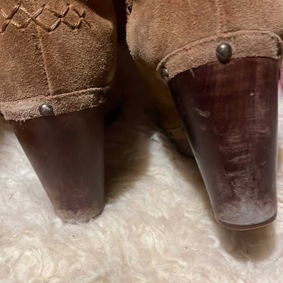 Ugg suede basket weave boots - Picture 5 of 11